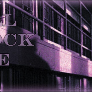 Call of Cthulhu Hell Block Five title over prison